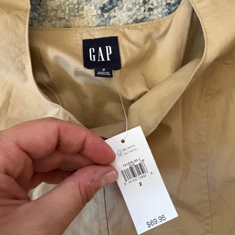 Gap Square Neck Mini Dress in Travertine brown - Picture 5 of 10
